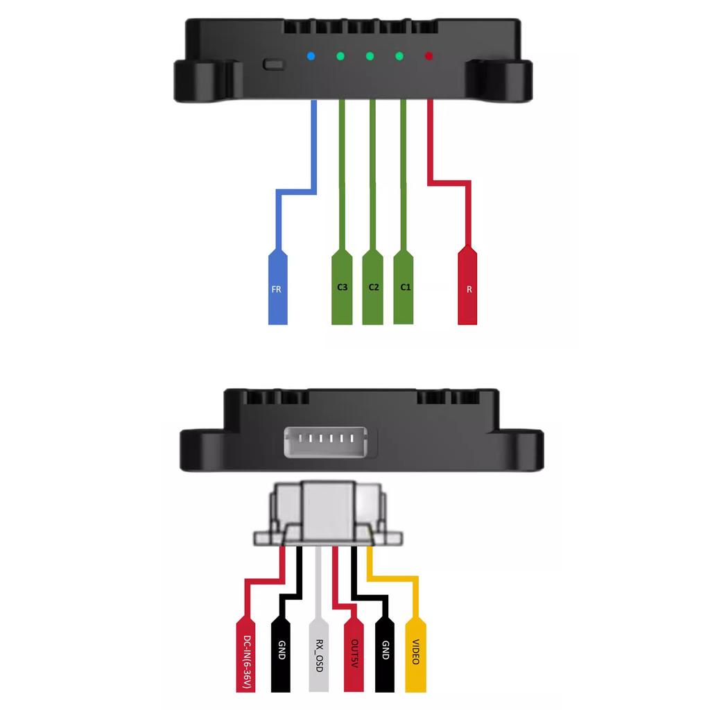 FLYTOP 2,5W 4,9G 5,8G High-Power VTX FPV Model letadla Penetrator Modul pro přenos obrazu 56CH