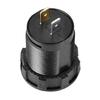 Efficient 66W Charging Socket 2-Port Car Charger with LED Light and Safety Protections for Car Truck Boats Waterproof