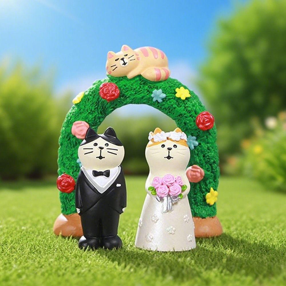 Japanese Style Wedding Ceremony Ornaments DIY Resin Handicraft Ornaments  Cake Decoration