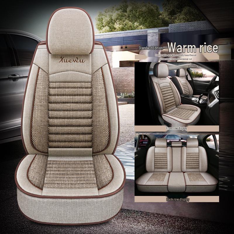 Universal Full Coverage Car Seat Covers: All-Season, Anti-Linen, Complete Set for Interiors