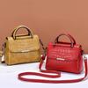 Women Vintage Bucket Shoulder Bag PU Leather Large Capacity Handbag Purse Ladies Fashion Crossbody Bag Tote