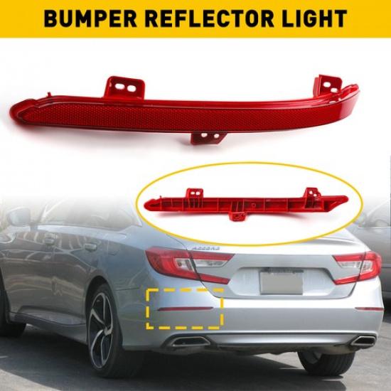 Left Side Bumper Rear Reflector Lights Tail Lamp For 2018-22 Honda Accord Driver