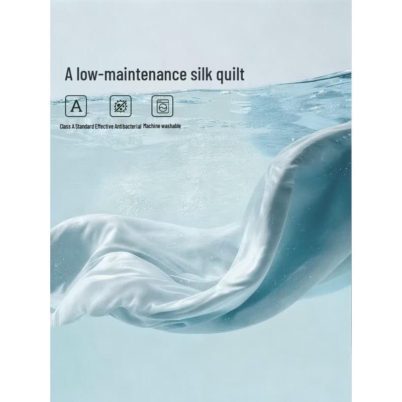 Mercery Home Textiles Machine Washable Mulberry Silk Summer Quilt
