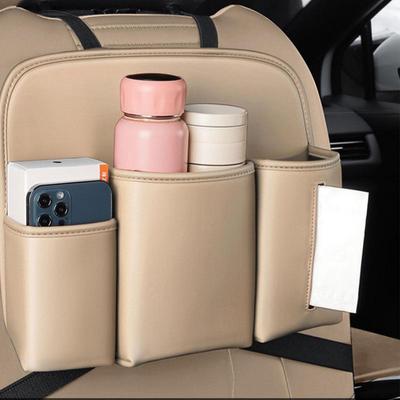 Autositz-Rücken-Organizer, Rücksitz-PU-Leder, Auto-Geldbörsenhalter, Hunde-/Haustierbarriere, multifunktionaler Taschenbehälter, Handtasche