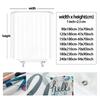 Christmas Shower Curtain Santa Claus Snowman Moose Cartoon Christmas Tree Winter Home Polyester Fabric Bathroom