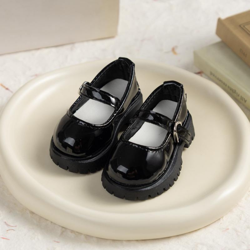 4-Point BJD Doll Single-Buckle Casual Leather Flats