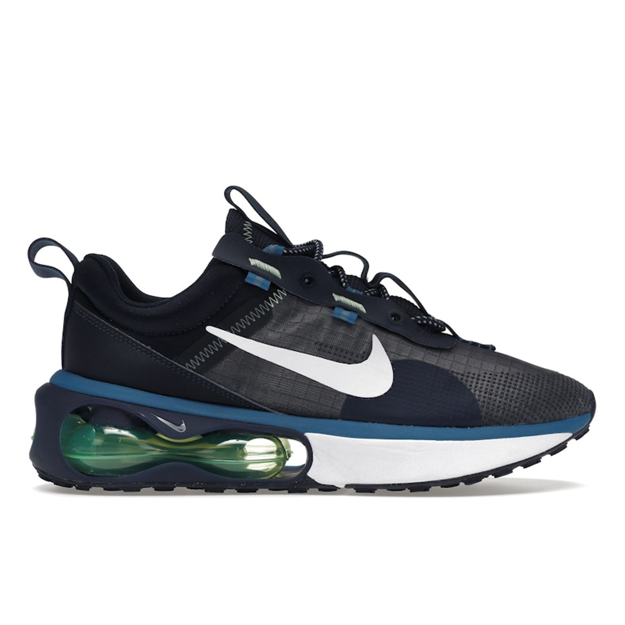 

Мужские кроссовки Nike Air Max 2021 Obsidian Lime Glow Blue Brigade-Blue White DH4245-400 46
