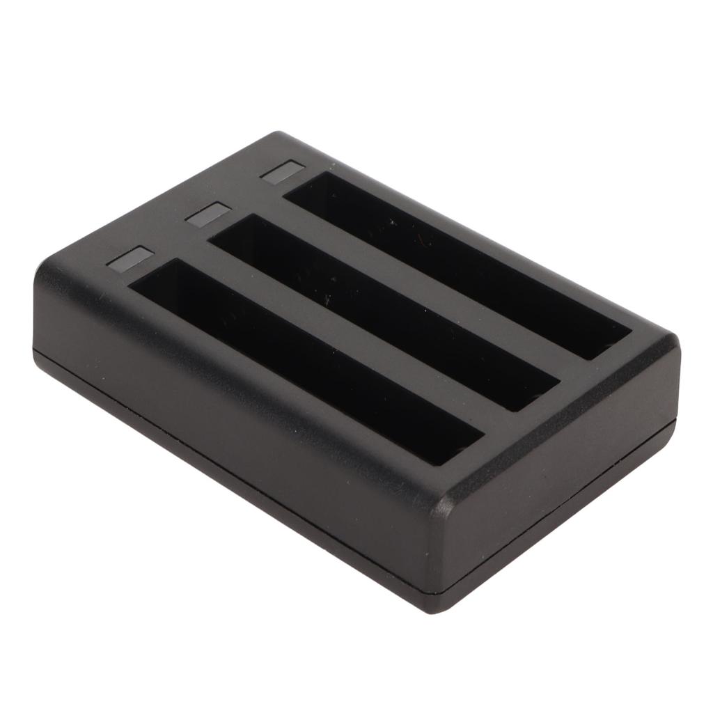 Action Camera Battery Charger 3 Slots Charger for Insta 360 X3 with Type C Charge Cable and 3pcs