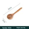 Teak Acacia Wood Kitchen Utensil Set: Spatula, Spoon, Ladle, Turner, Long Handle Rice Spoon
