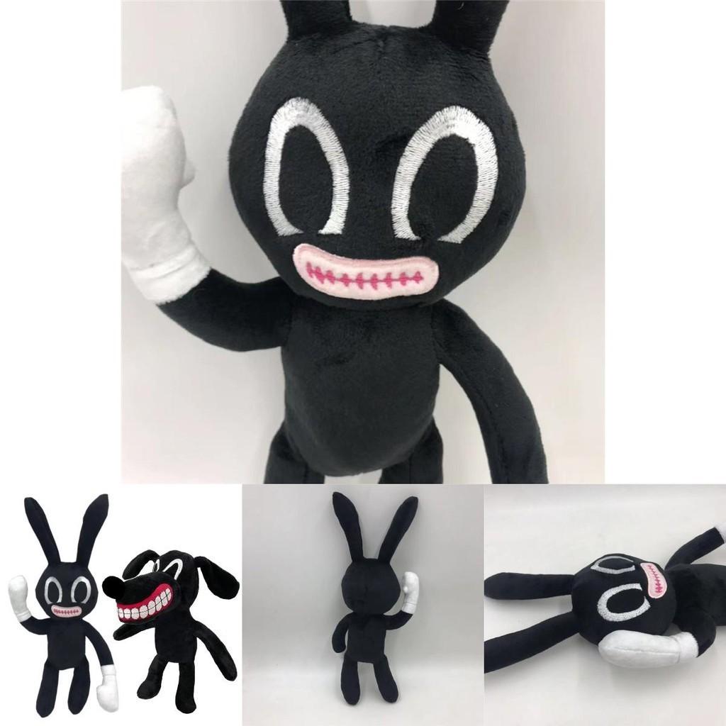 Adorable And Spooky Siren Head Horror Black Bunny Plush Stuffed Doll For Kids