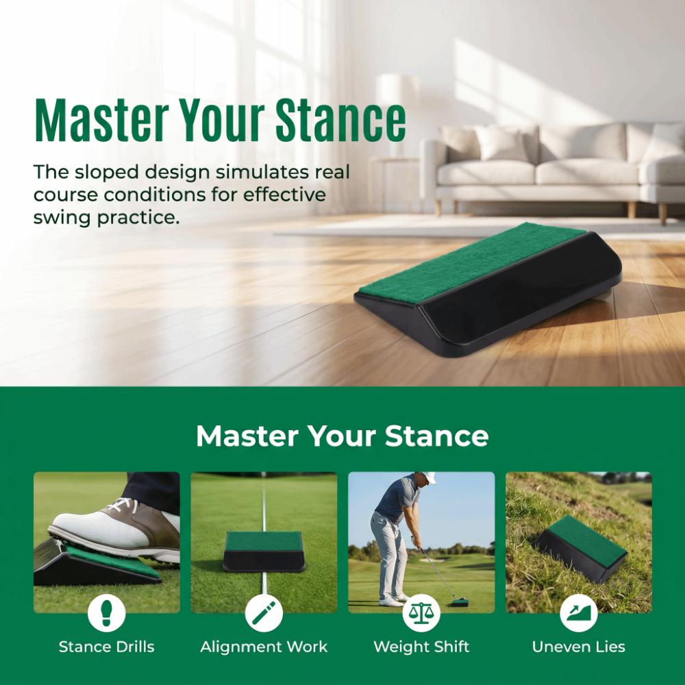 Artificial Turf Foot Alignment Pedal Plastic Base Golf Practice Board  Golf Training