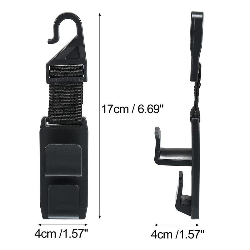 Purse Holder For Car Adjustable Multifunctional Car Hooks Headrest Hooks For Car Car Back Seat Hooks Car Necessities