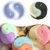 1-Pack Tai Chi Yin Yang Silicone Molds for Candle Making, Plaster,And Planter - Creative Resin Casting Molds for Soap,Home Decor