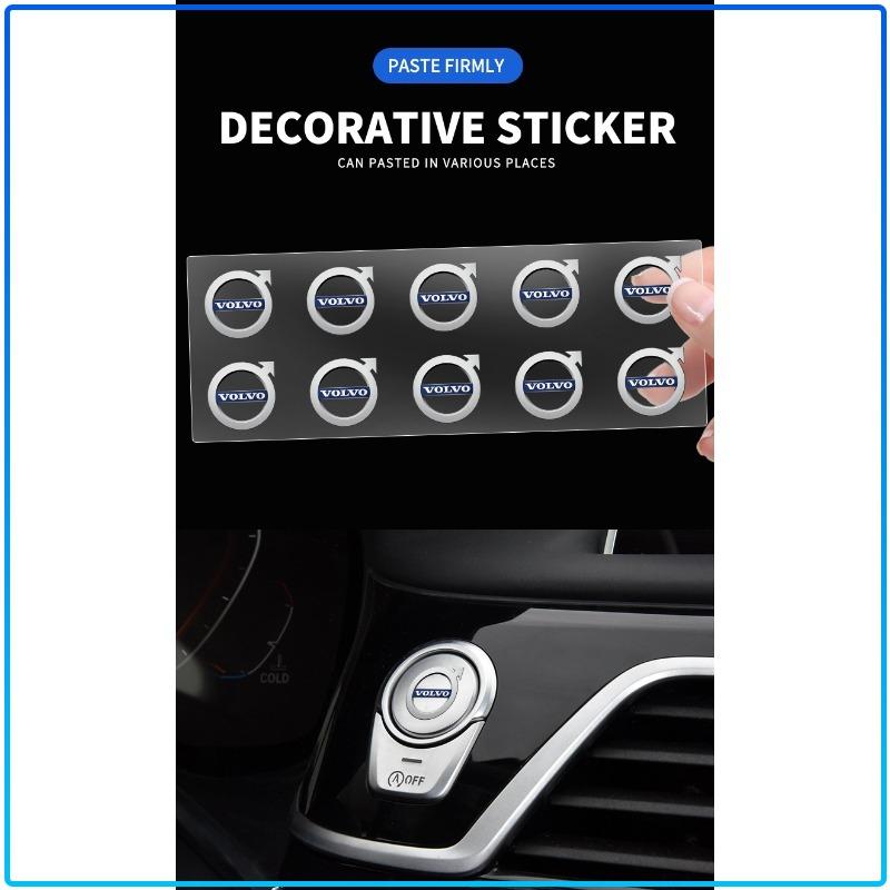Car Interior Random Stickers Car Goods Steering Wheel Decal For Volvo 240 C70 S40 S50 S60 S70 S80 S90 V40 V50 V60 V90 XC40 XC60 XC90 Vnl Truck