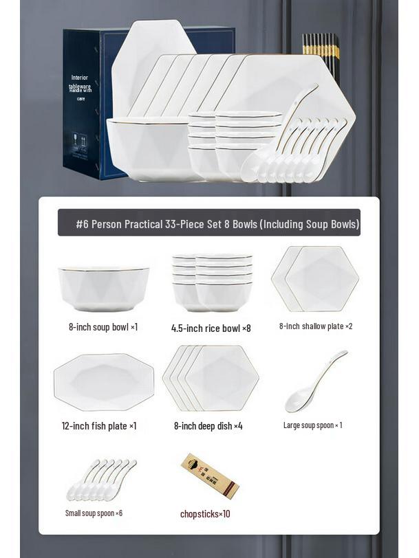 Mode Lanka Crystal Dinnerware Set