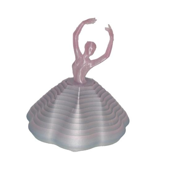 3D Printed Spinning Ballerina Fidget Toy Ballet Dancer Spinner Kinetic Desk Toy Expanded Sensory Stress Relief Toy for Home Office