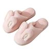 Fashion Women Cotton Slippers 2025 Winter Plush Cute Rabbit Comfortable Anti Slip Home Indoor Floor Warm Cartoon Slippers Mujer