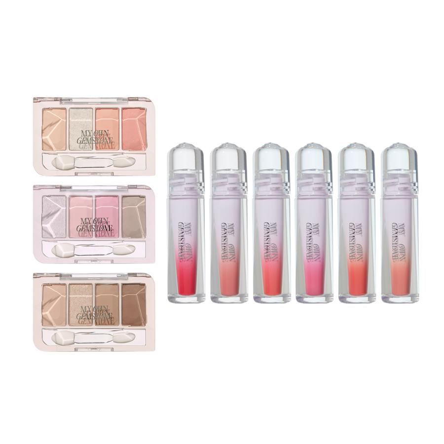 Etude #My Own Gemstone Play Color Eyes 3.5g + Over Glowy Tint 3g Set