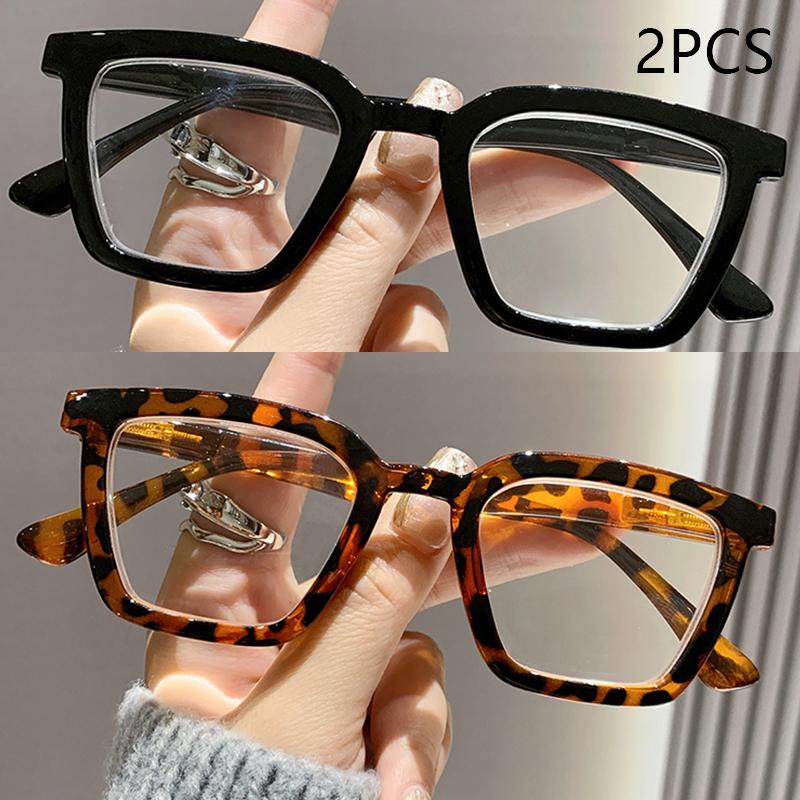 1/2/3PCS Anti-blue Light Reading Glasses Square Frame Women Small Frame Blue Light Blocking Glasses 2209