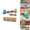 Wooden Animal Pattern Magnetic Car Building Block Children Puzzle Toy Set For Early Education And Cognitive Development