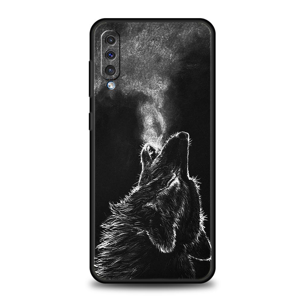 The Wolf Phone Case For Samsung A54 A52 A24 A14 A50 A72 A70 A10 A30 A40 A20S A20E A02S A12 A22 A34 A42 A32 5G A04s Cover