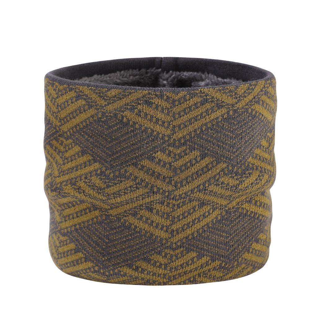High Quality Fleece Lined Knitted Scarf Double-Layer Warmer Neck Tube Winter Neck Gaiter Thick Soft Riding Mask Woman/Men