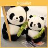 Panda Hugging Bamboo Shoots Plush Toy Animal Stuffed Doll Decoration Kids Gift