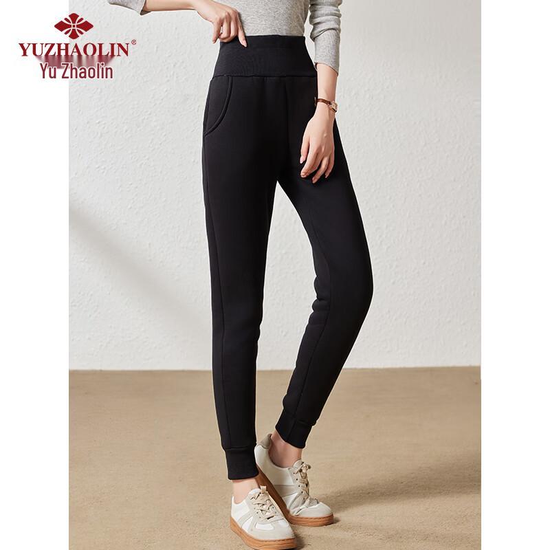 Yuzhaolin Women's Thickened Fleece-Lined Casual Sweatpants