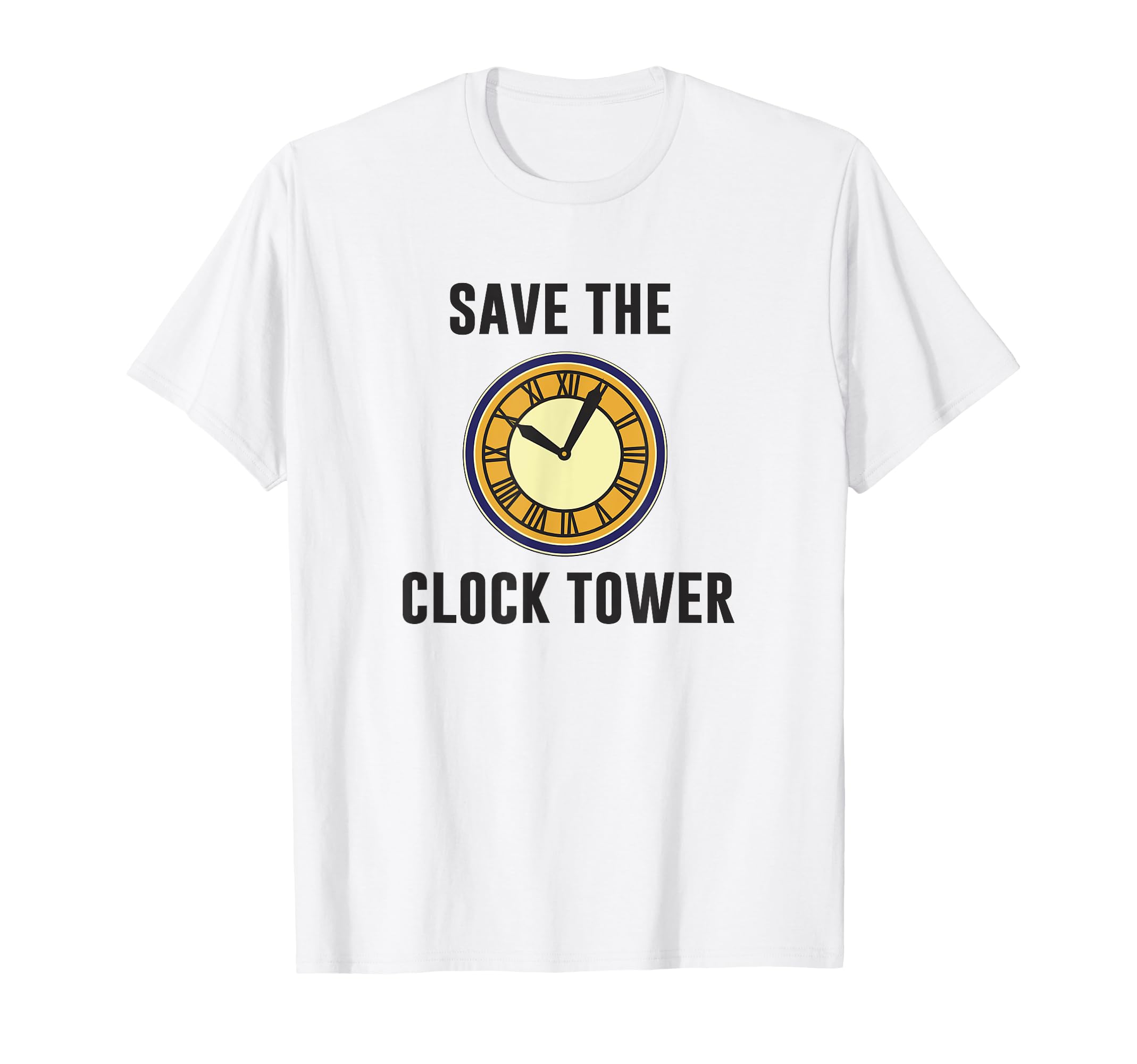 

Back to the Future Save the Clock Tower Clock T-Shirt