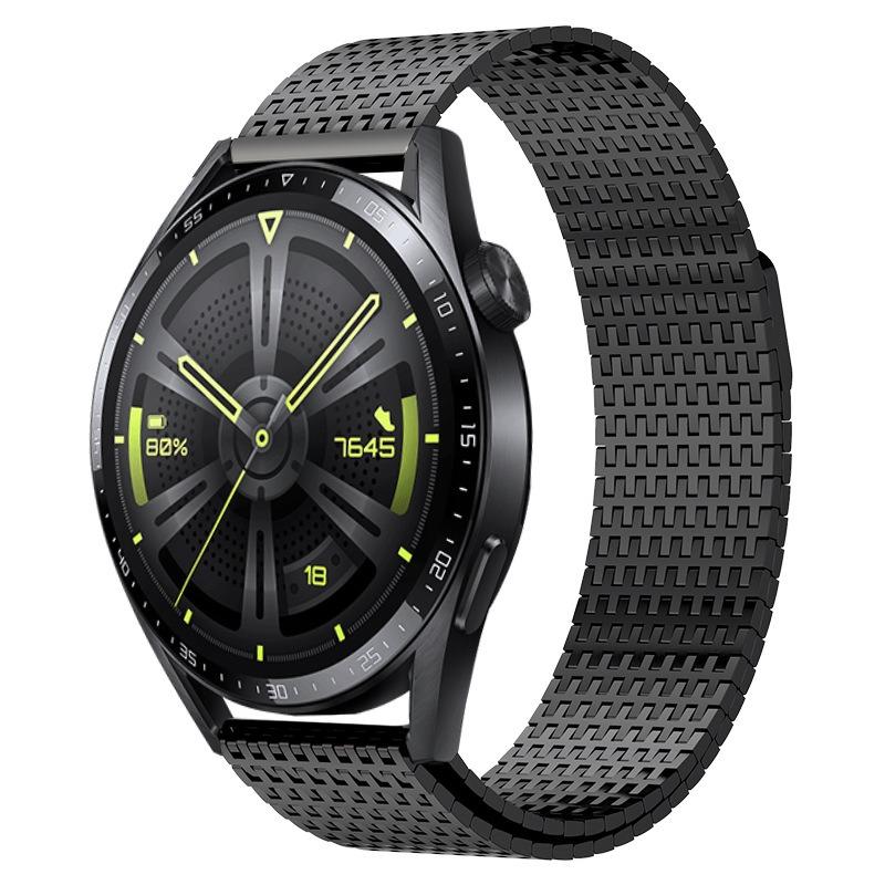 22mm Milánský tah Pro Huawei Watch 4 Pro GT3 Pro 46mm GT4 46MM Luxusní magnetický pásek Pro Amazfit GTR 47mm Kovový náramek