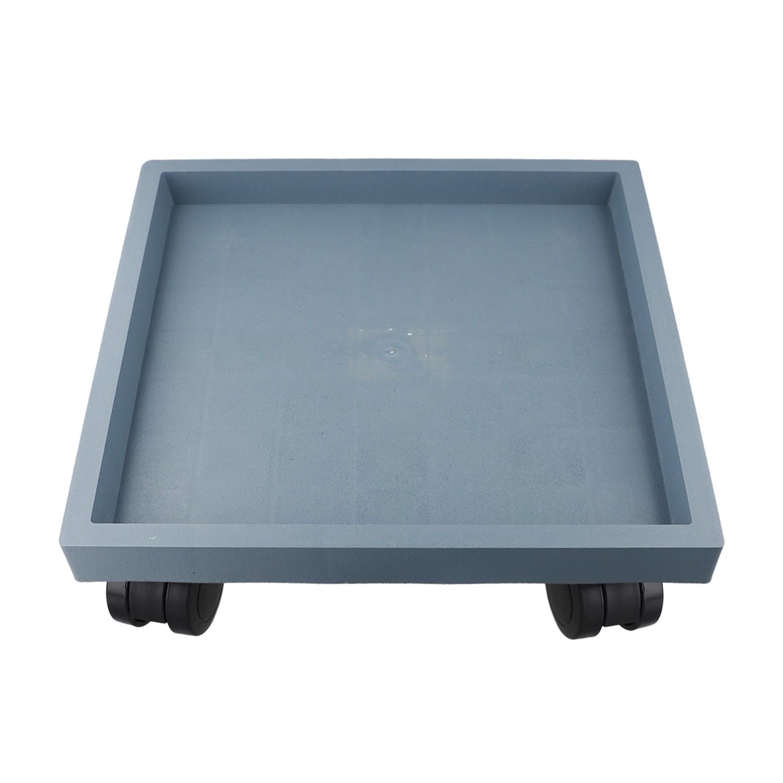 

Подвижный квадратный поддон для цветочных горшков для легкой транспортировки тяжелых растений interior 32.5cm
