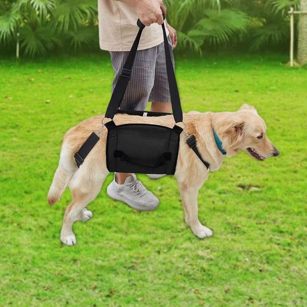 Anti-slip Handle Dog Lifting Harness Adjustable Support Recovery Sling Pet Walking Aid Straps Old