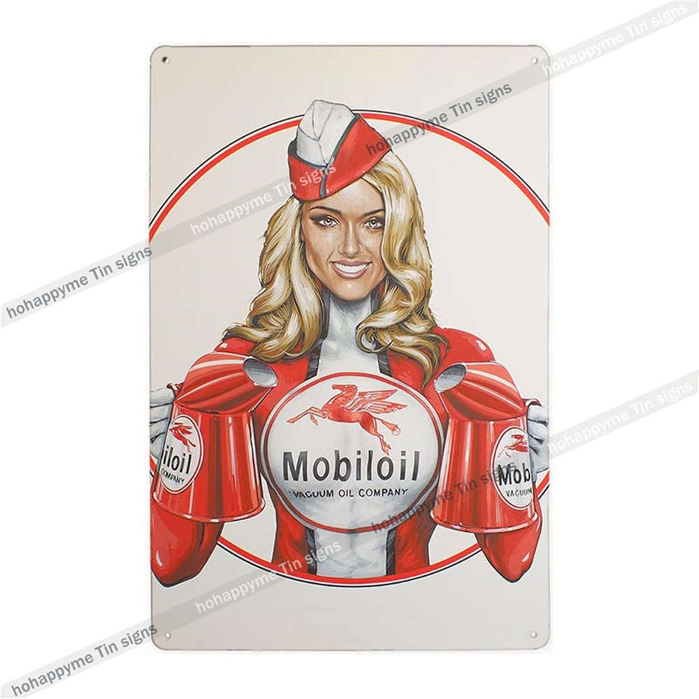 Oil Metal Sign Car Tyres Poster Decorative Garage Bar Club Cafe Man Cave Vintage Wall Art Tin Painting Plaque Home Decor 20x30cm