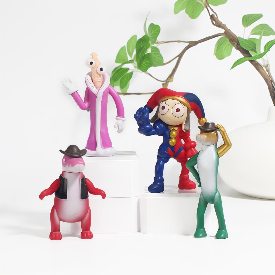 NEW  8PCS-THE AMAZING DIGITAL CIRCUS Model Toy,Hobbies Cartoon Art Accessories,Reward Anime Gifts For Children, Cartoon