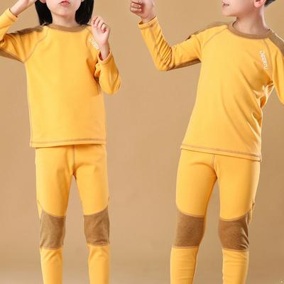 Kids Boys Pajamas Long Sleeve Sleepwear Winter Warm Clothes Set Girls Casual Clothing Suit for 2-18 Years