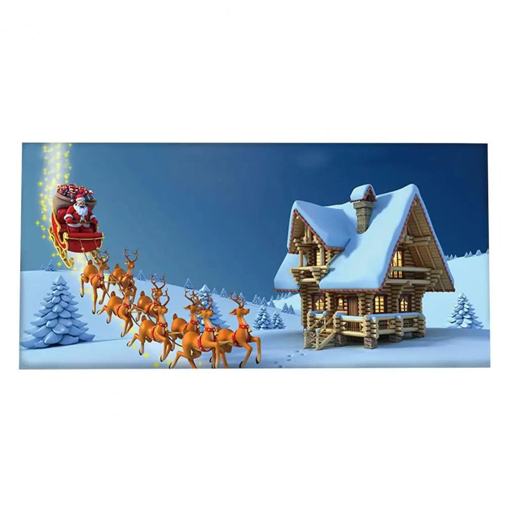 

Christmas Elk Tapestry Santa Claus Wall Hanging Tapestry Home Background Wall Decoration Wall Cloth For Bedroom Dorm Living Room