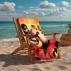 Ultra-Soft Beach Towel with The Incredibles Theme,Ideal for Pool - Camping, Diving - Perfect Travel Essential, Vibrant Beach Towel.
