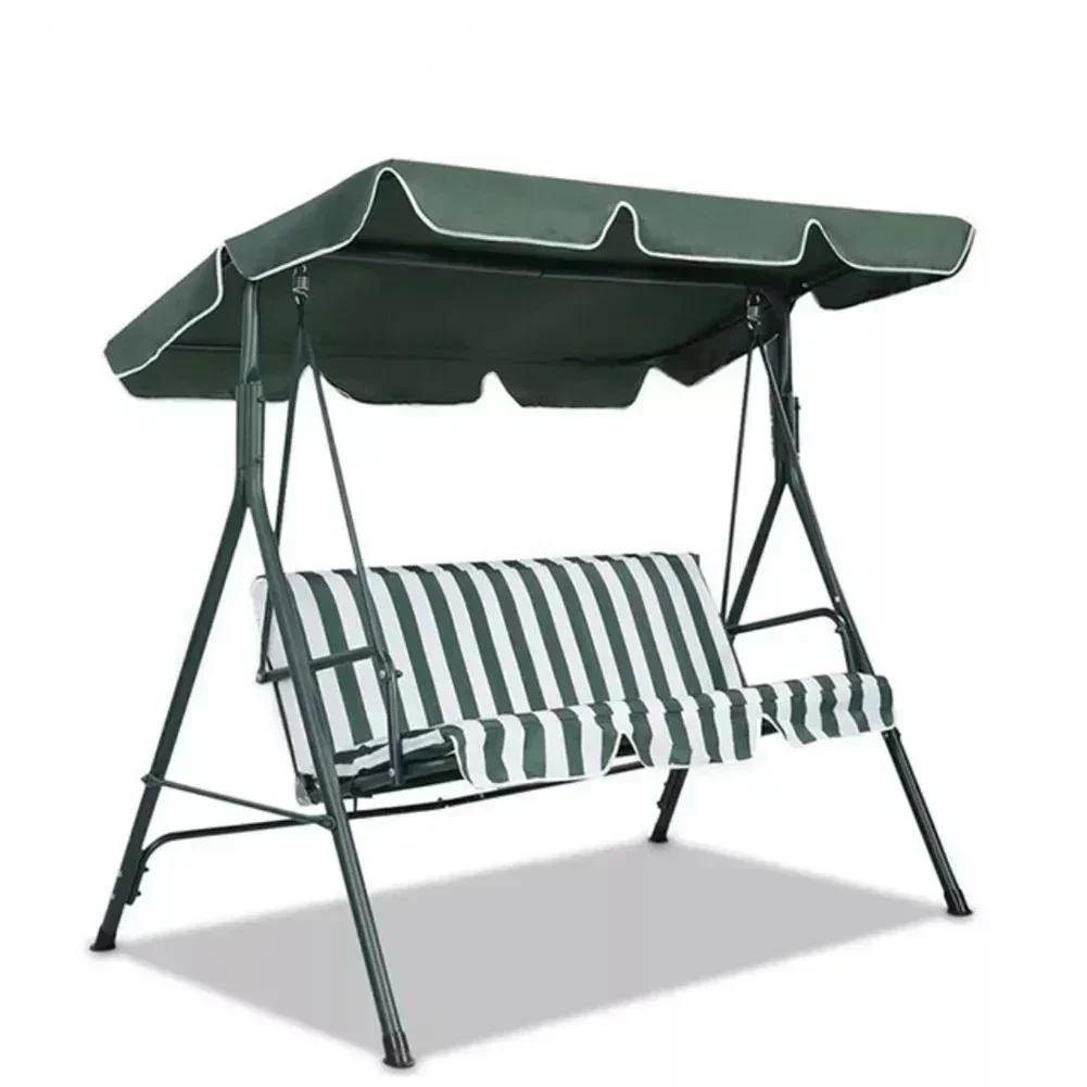 3-Seat Swing Canopy Garden Swing Chair Cover For Yard For Garden Easy To Clean Replacement Top Cover 210D Oxford Cloth