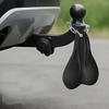 Hanging Truck Balls Nuts, Funny Trailer Hitch Decoration with Chain, Prank Automotive Vehicle Exterior Accessory, Gag Gifts for Boyfriend Husband