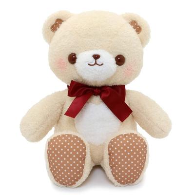 Mother Garden Amaenbo Kumarun Cappuccino Care Set 4 Types of Songs 20 Types of Talking Talking Stories Plush Toy