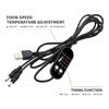 USB Heated Handlebar Gloves Hand Warmer for Motorcycle Water Resistant Anti Slip