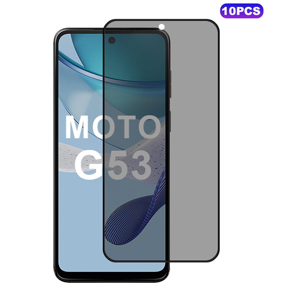 

10 шт./уп. Для Motorola Moto G53 5G Захисна плівка на весь екран 28-градусна плівка для захисту конфіденційності від шпигунів Type A