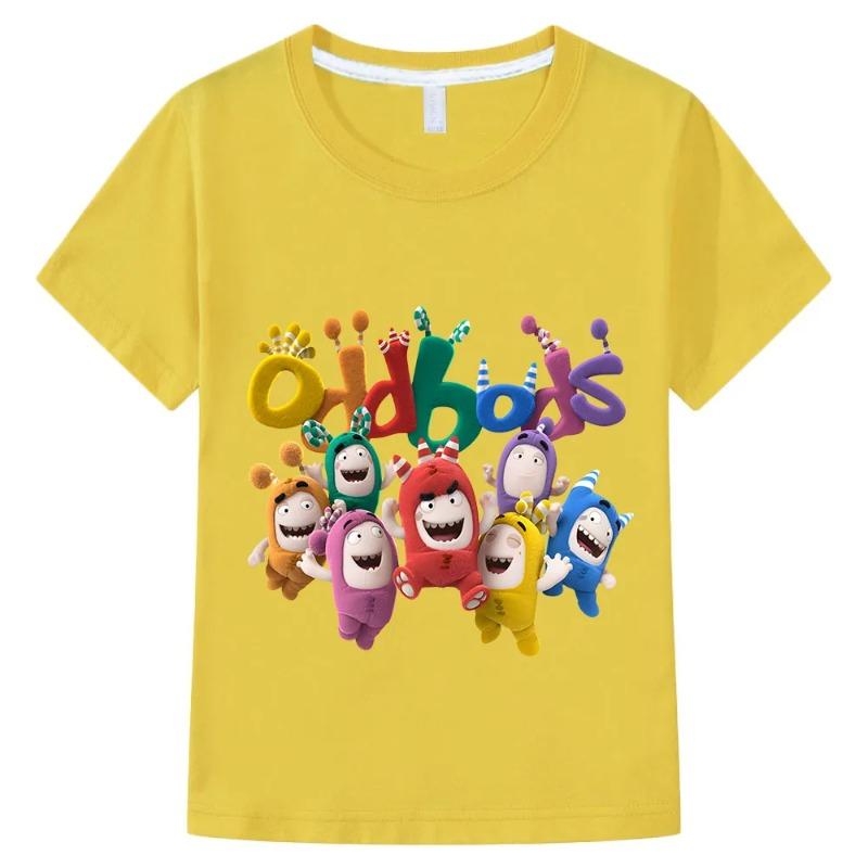 T-shirt per bambini con stampa carina Oddpods Anime