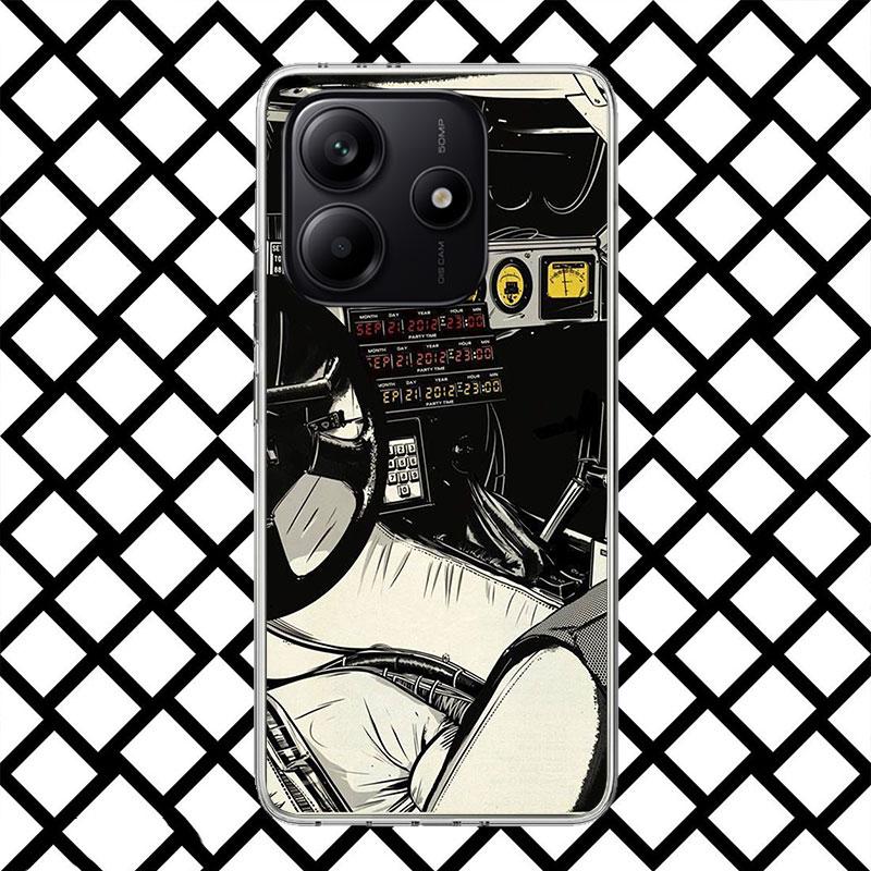 Back To The Future TV Phone Case for Xiaomi Redmi Note 15 14 14S 13 12 12S 11 Pro Plus 11E 11T 11S 10S 5G Soft Cover Fundas Redm