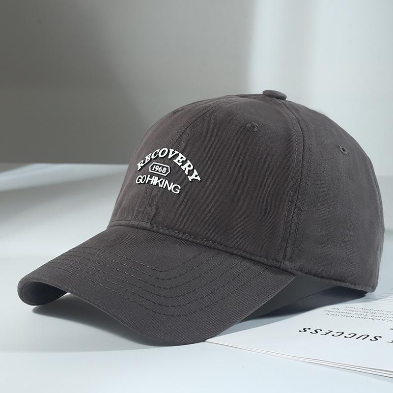 Fashion Hat Women's New Soft Top Baseball Cap Korean Version Trendy Versatile Sunscreen Alphabet Cap