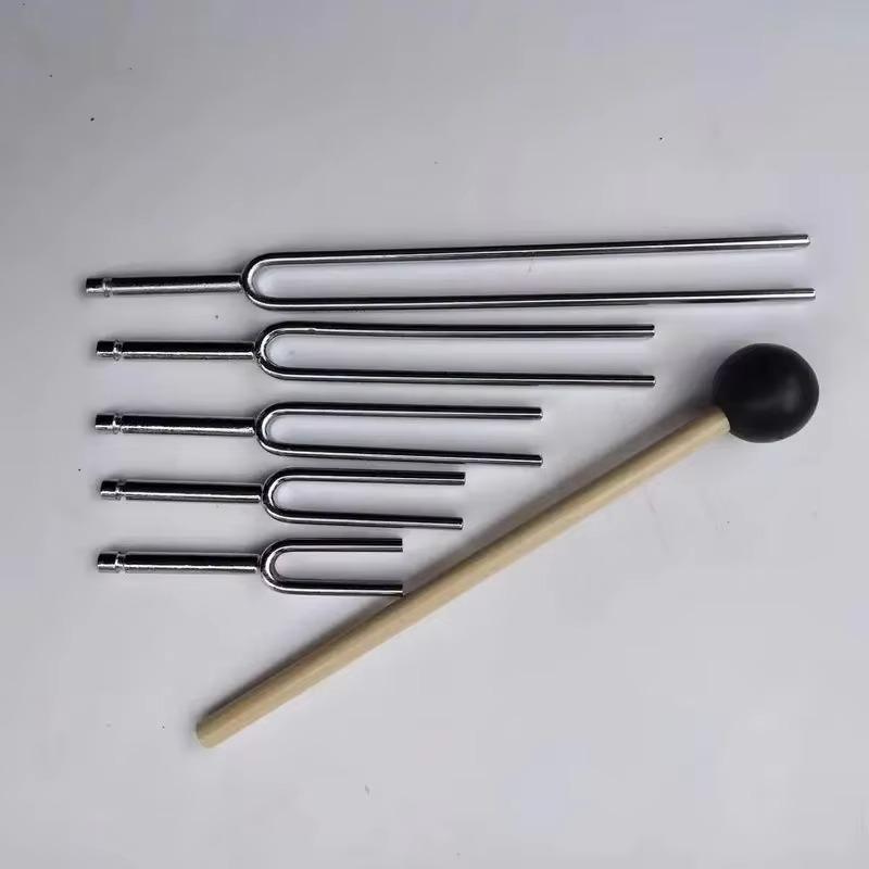 Tuning Forks Set Sound Healing 128 Hz Diapason Medical Tuning Fork 512 Hz Chakras Therapy Musical Percussion Instruments