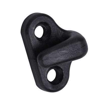 Nylon Kayak Lashing J Shape Hooks Replacement Black With Flat Head Screws