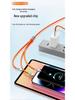 180° Rotating Zinc Alloy 3-in-1 Fast Charging Data Cable