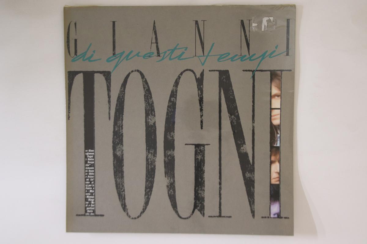 

LP Record GIANNI TOGNI - Di Questi Tempi CGD20636 CGD 1987 Italy Pop Used