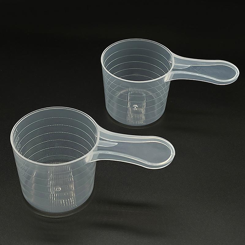5Pcs 70Ml Plastic Measuring Cup With Scale Transparent Mixing Cup Measuring Jar Container Beaker Kitchen Baking Tool Bakery Diy